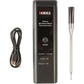 Resim Igrıll Et Termometresi Smart Wireless Barbekü Sıcaklık Ölçer 