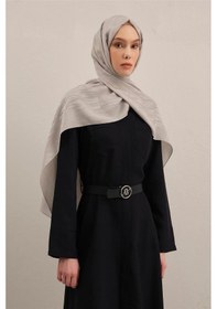 Resim Armine Lyocell Naia Çubuk Desen Şal 3 23 Gri 