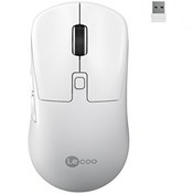 Resim WS216 Dual-Mode Bluetooth ve 2.4G Kablosuz Optik Mouse 7 Tuş Beyaz Lecoo