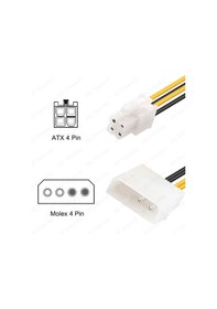Resim 4 Pin MOLEX - ATX P4 CPU 4-Pin 12V PSU Güç Kaynağı Konektörü Adap 