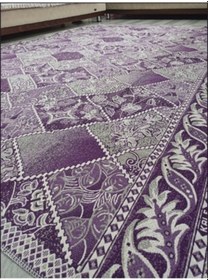 Resim Savan Dokuma Halı Örtüsü 4m² 170 240 Kale Lila5 Diğer 
