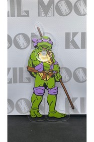Resim Kızıl Gök Togg Uyumlu Ninja Turtles Vantuzlu Pleksi Çizgi Film Karakteri Cam süsü (1 Adet) 