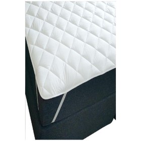 Resim Bebesi Sıvı Geçirmez Kapitoneli 100x200 Cm Tek Kişilik Çarşaf Köşe Lastikli Beyaz 