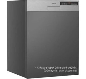 Resim Silverline D11047X01 14 Kişilik 5 Programlı Yarı Ankastre Bulaşık Makinesi 