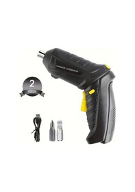 Resim Xuweiwei İki Parti Elektrikli Vida Led Işıklı Döner Saplı 3.6v Şarj Edilebilir Kablosuz Tornavida Usb Ev Tamir Aleti 