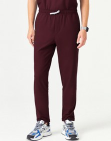 Resim 03 Erkek Duble Paça Scrub Alt - Bordo - XXL 