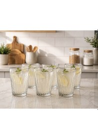 Resim Paşabahçe Luzia Su Bardağı 6lı 250 Cc Şeffaf 