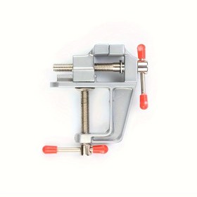 Resim Çok Fonksiyonlu Alüminyum Alaşımlı Tezgah Mengene, DIY Takı Elektronik Çalışma Tezgahı Mini Kelepçe, Manuel El Aleti, Metal Yapı, Elektrik Gerektirmez 