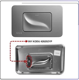 Resim 426243YP Kumanda Paneli Mat Krom (790-5085 Ön Kısım) 