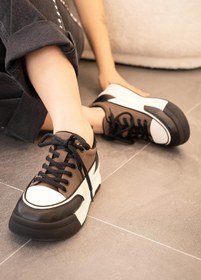 Resim Guja RACHEL ORİJİNAL GUJA İTHALÖZEL SERİ HAKİKİ DERİ KADIN SPOR AYAKKABI HAKİ 