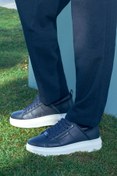 Resim Derimod ACBC x DERİMOD Erkek Lacivert Bağcıklı Sneaker 24WFD760018 