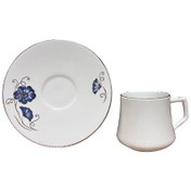 Resim Evaliza Nostalji Kelebek Double 6 Kişilik Kahve Fincan Takımı 130 ml 