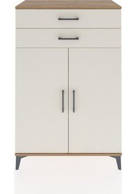 Resim Hyperion Dolap 2 Raflı 2 Çekmeceli 2 Kapaklı 88x44x134 Çam-aytaşı Atlas Çam 