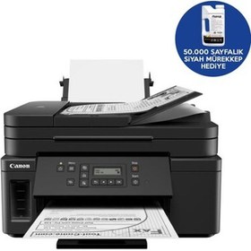 Resim Canon Pixma GM4040 Ethernet-Wi-Fi Tanklı Yazıcı + 50000 Sayfa Photoink Mürekkep 