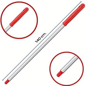 Resim Mulpex Premium Kalite Alüminyum Eloksallı Sap, Vidalı 140 cm. 