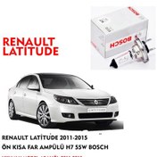 Resim RENAULT LATİTUDE 2011-2015 ÖN KISA FAR AMPÜLÜ H7 55W BOSCH 