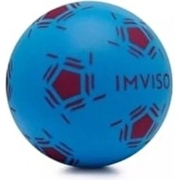 Resim Decathlon Kipsta Imviso Mini Sünger Futbol Topu Ses Yapmayan Evde Oynanan Top Mavi-Mor 1 Numara 
