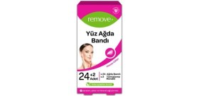 Resim Like Me 24'lü Yüz Ağda Bandı 3 Adet Tüm Ciltler İçin Aloe Veralı ve E Vitaminli Özel Formül 