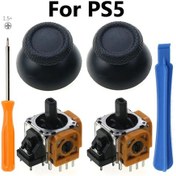 Resim Ps5-jcd İçin Ps3 Ps4 Pro Slim Ps5 3d Analog Joystick Çubuk Sensörü Modülü Potansiyometreler Thumbstick Cap Xbox On 