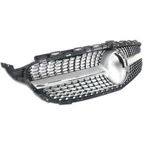 Resim Autogp Mercedes W205 Diamond Ön Panjur Izgara Siyah 2019+ Tk 15-05-w205-dia-b-fl 