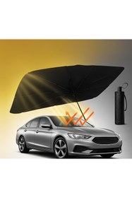 Resim Wrapsol Araç içi ön cam güneşilk, katlanabilir şemsiye 