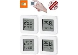 Resim Xiaomi Mijia Bluetooth Akıllı Sıcaklık ve Nem Ölçer Termometre 4'lü 