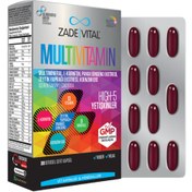 Resim ZADE VITAL Multivitamin 30 Bitkisel Kapsül 
