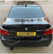 Resim ŞüsCarOto Bmw 5 Serisi E60 2003-2010 Samurai M3 Tip Bagaj Üstü Spoiler Bagaj Çıtası Piano Black Parlak Siyah (00) 