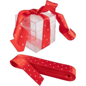 Resim Kına Atölyesi Saten Kurdele Puantiyeli 2Cm 10Mt 