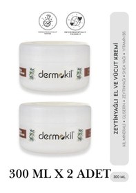Resim Dermokil El Yüz Ve Vücut Bakım Kremi Zeytinyağı 300 Ml X 2 Adet 