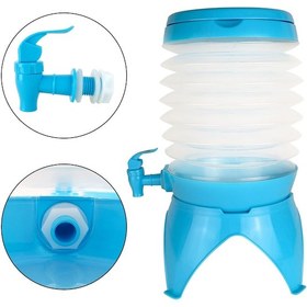 Resim Gaman Katlanabilir Musluklu Su Sebili 3.5 Litre Piknik Kamp Su Ayran Meşrubat Içecek Bidonu 