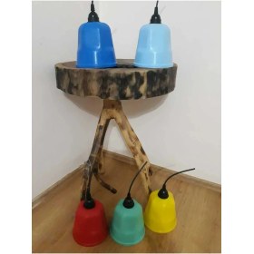 Resim 10 Adet Sarı Ağaç Feneri ve Duy Takımı Seti, Ampuller Dahil 