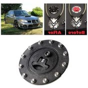 Resim Wondernest Araba Modifikasyonu Evrensel Yakıt Hücresi Gaz Tankı Dolum Kapağı Siyah Somunlu Siyah 