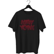 Resim Bluu Newyorklite Sporcu T-Shirt Bisiklet Yaka 