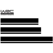 Resim Geeroyoo Evrensel Araç Çıkartma Seti: Kaput, Tavan Ve Bagaj İçin Pvc Yarış Çizgili Dekor 