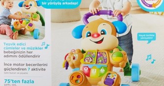 Resim Fisher Price Eğlen & Öğren™ Yaşa Göre Gelişim - Eğitici Köpekçik Yürüteç (türkçe) Ftg10 