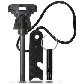 Resim Acil Durum Magnezyum Çakmaktaşı Hayatta Kalma Kiti 