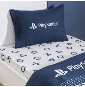 Resim Taç Lisanslı Playstation Game On Tek Kişilik Pamuk Nevresim Takımı 100 000000001000051240 Çok Renkli 