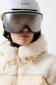 Resim Dana Down Lüks Spor Tasarım Kadın Kayak Montu Krem - Krem / M 