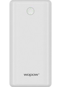 Resim Geeroyoo Beyaz 20000mah Wp02 Powerbank - A+ Polimer Batarya, Çift Usb Çıkış, Led Göstergeli, Isıtma Dayanıklı Abs+pc Kasa 