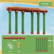 Resim Çabuk Tepki Yarış Seti Çok Oyunculu Etkileşimli Reaksiyon Antrenörü | Takım Oluşturma Eğitim Reaksiyon Yarışma Ekipmanı | İç ve Dış Mekan Parti Aktif Atmosfer Odaklama Oyunu | Noel Hediyesi Halloween Parti Dekorasyonu Etkileşimli 