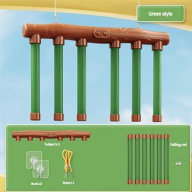 Resim Çabuk Tepki Yarış Seti Çok Oyunculu Etkileşimli Reaksiyon Antrenörü | Takım Oluşturma Eğitim Reaksiyon Yarışma Ekipmanı | İç ve Dış Mekan Parti Aktif Atmosfer Odaklama Oyunu | Noel Hediyesi Halloween Parti Dekorasyonu Etkileşimli 