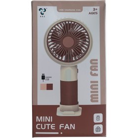 Resim AtesTeknoloji Taşınabilir Mini USB Fan Telefon Standlı El Fanı Üfleyici Mini Vantilatör Soğutucu 