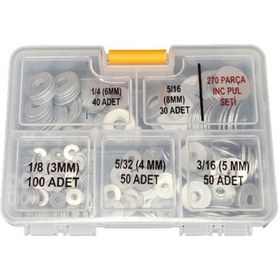 Resim Pul Seti 270 Adet Organizer Kutulu 