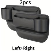 Resim Chuangyinshop 2 Adet Evrensel Araç Koltuğu Arası Organizer, Çok Amaçlı Saklama Kutusu 