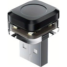 Resim Trendooze Usb Güçlü Buz Mavisi 4 Renkli Araç İçi Led Aydınlatma Kapı Ve Torpido Aksesuarı 