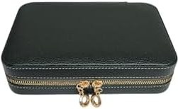 Resim Kadın Takı Kutusu Ahşap Çok Gözlü, Taşınabilir, Fermuarlı Mücevher Saklama ve Düzenleme Kutusu – Yüzük, Kolye, Bilezik Organizer” 