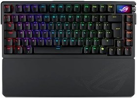 Resim ASUS ROG Azoth Extreme NX/SW Switch İnglizce Q Kablosuz RGB Mekanik Oyuncu Klavyesi 