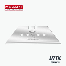 Resim Mozart Blades 60 Mm Trapezoid Bıçak 10'lu Yedek Bıçak 