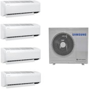 Resim Samsung Wind Free Multi 1+4 Sistem (AJ100TXJ5KH/EA) 7+12+18+18 Btu 10 Kw Dış Ünite 